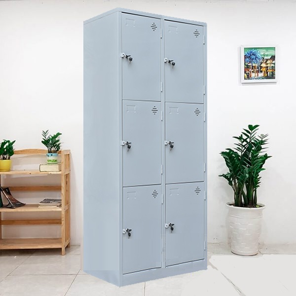 Tủ locker 6 ngăn hàn liền